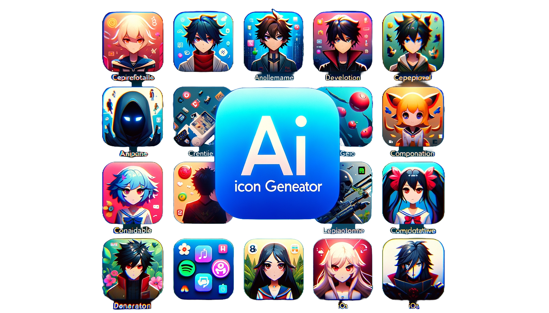 AI ICON Generator Poster